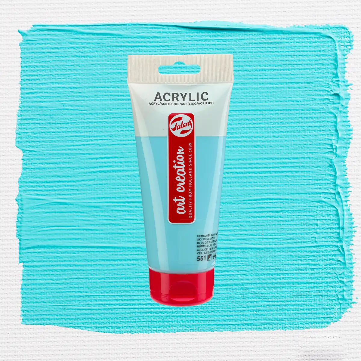 3520551M-TAC-acrylic_-551-Himmelblau-Licht-Halbdeckend-_Talens-Art-Creation-Acrylic-Colour-200_ml_-Produktansicht