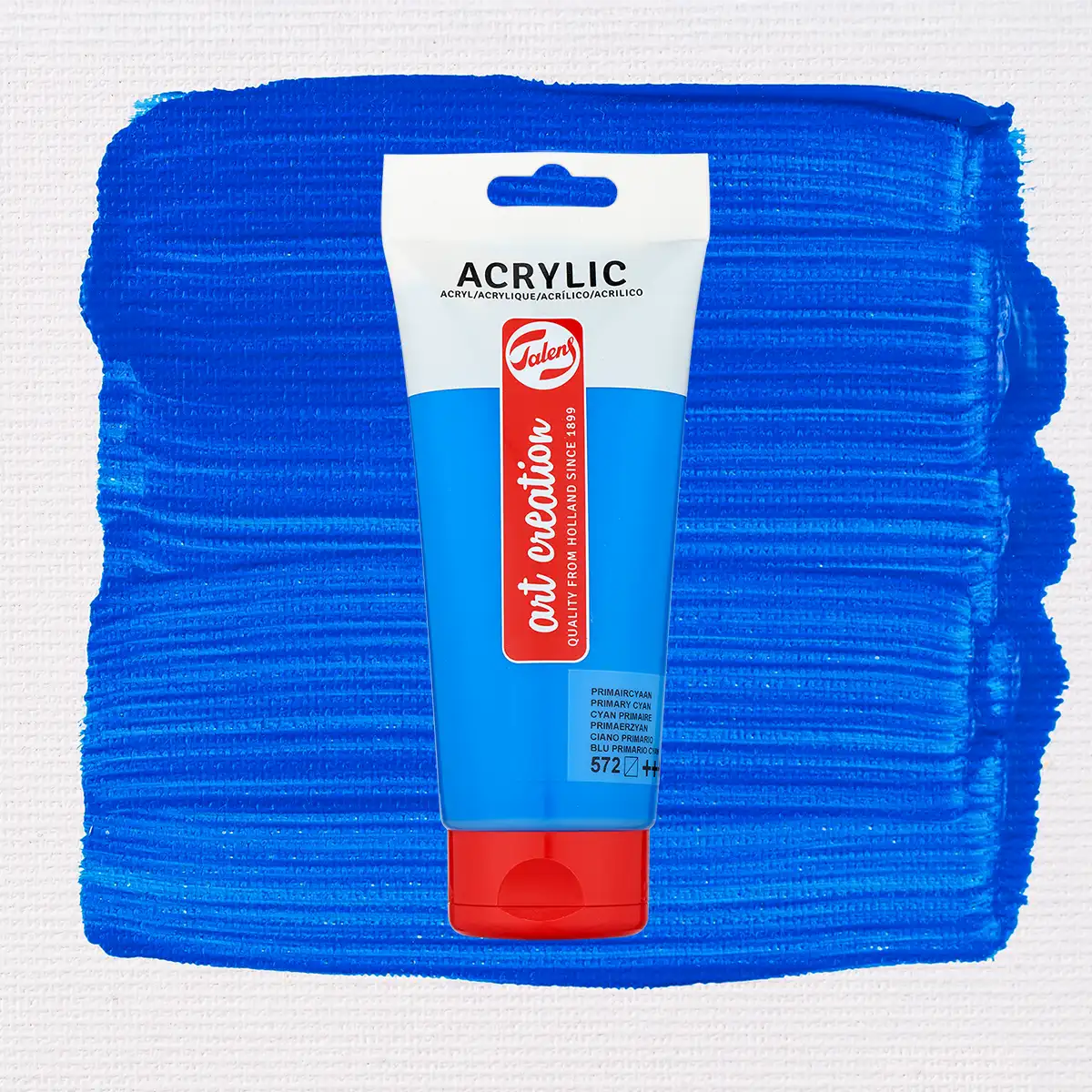 3520572M-TAC_Acryl_572_Primaer-Cyan-halbtransparent-Talens-Art-Creat-Acryl-200ml-Produktansicht