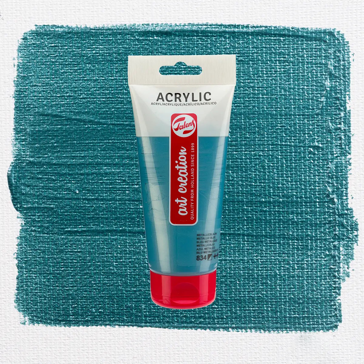 3520834M-TAC-_acrylic_-834_-Metallic-_Blau-Halbdeckend-Talens-_Art-_Creation-_Acrylic-_Colour-_200_ml-Produktansicht