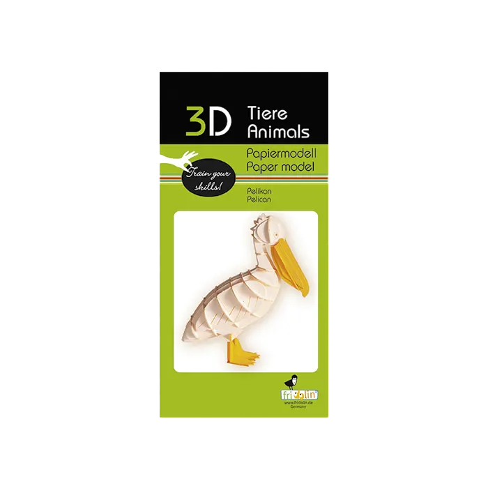 3D Papiermodell / Pelikan