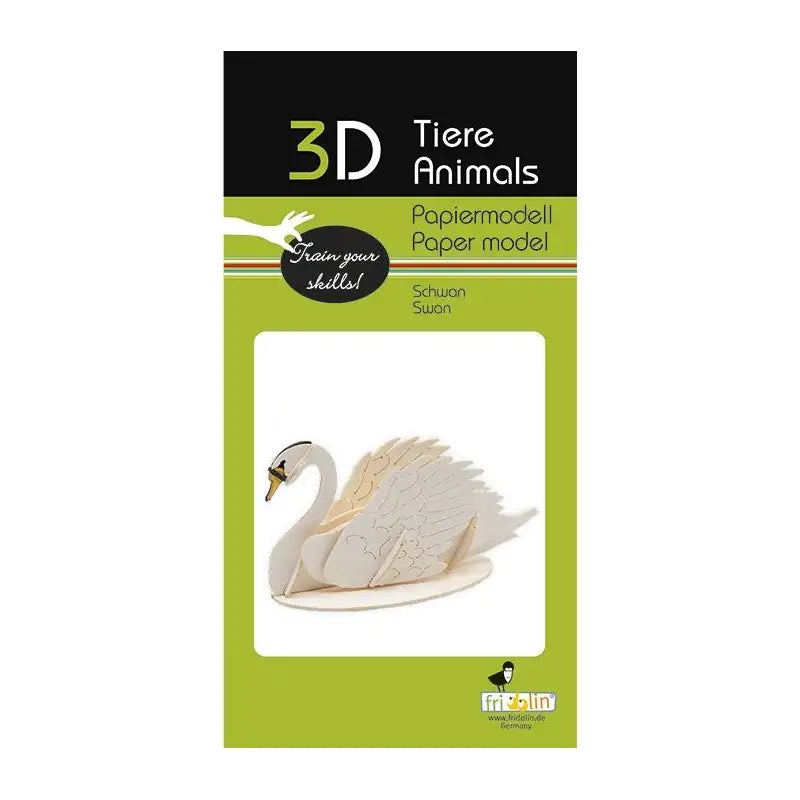 3D Papiermodell / Schwan