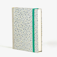 3Jahresplaner-Blaupause-Chiyogami-papier-dots-silber-gelb-auf-natur--Buchcover-seitlich-von-hinten
