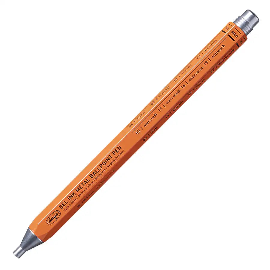 Mark's Style / Days / Gel Metal Ballpoint Pen / Neue Farben / Orange