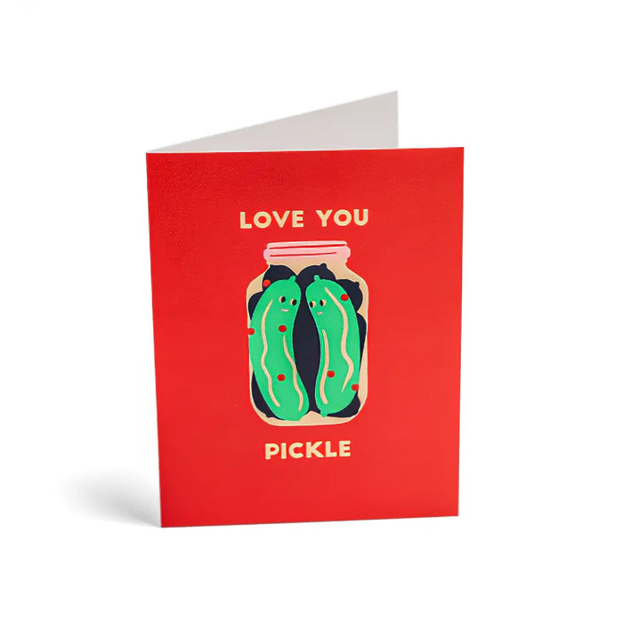Minikarte / Karte mit Umschlag / Naomi Wilkinson / Love you Pickle