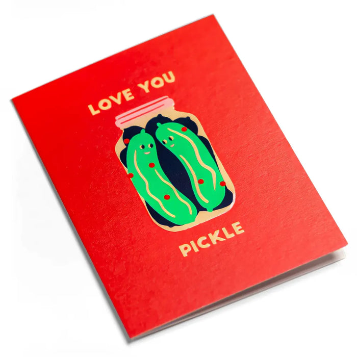 Minikarte / Karte mit Umschlag / Naomi Wilkinson / Love you Pickle