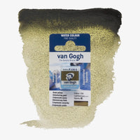 VanGogh_feste-Aquarellfarbe-im-halben-Naepfchen-auf-Farbkarte-Farbfamilie-Gelb-FArbe-Daemmerungs-_Gelb-230