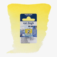 VanGogh_feste-Aquarellfarbe-im-halben-Naepfchen-auf-Farbkarte-Farbfamilie-Gelb-FArbe-Permanent-_Zitronengelb-_Primaer_-254