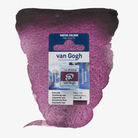 VanGogh_feste-Aquarellfarbe-im-halben-Naepfchen-auf-Farbkarte-Farbfamilie-Rosa-FArbe-Daemmerrose-373