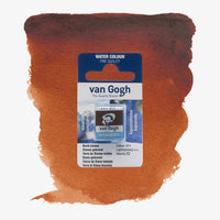 VanGogh_feste-Aquarellfarbe-im-halben-Naepfchen-auf-Farbkarte-Farbfamilie-Braun-FArbe-Gebranntes-_Siena-411
