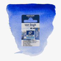 VanGogh_feste-Aquarellfarbe-im-halben-Naepfchen-auf-Farbkarte-Farbfamilie-Blau-FArbe_Kobaltblau-_Ultramarin_-512