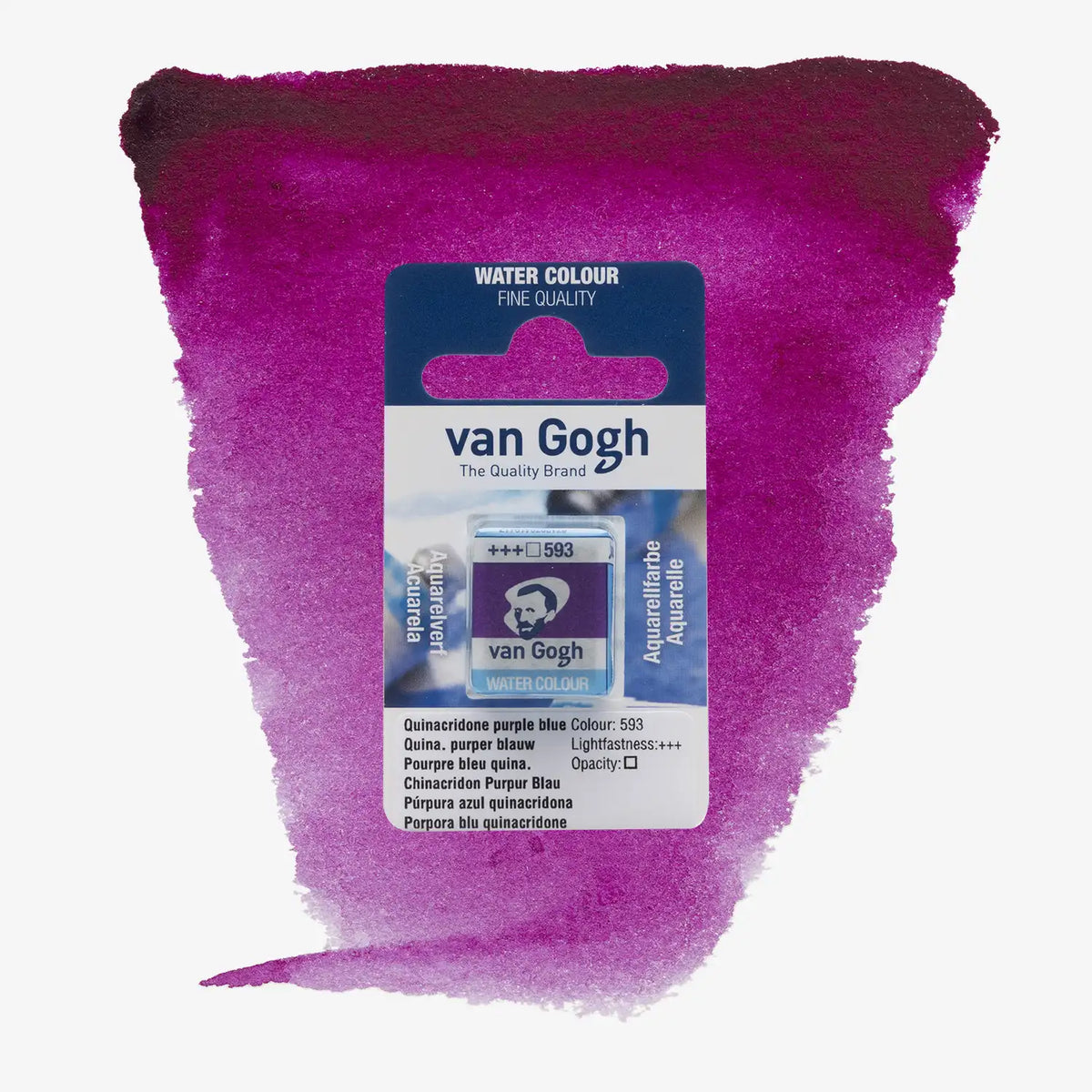 VanGogh_feste-Aquarellfarbe-im-halben-Naepfchen-auf-Farbkarte-Farbfamilie-Lila-FArbe_Quinacridone-_Lila-_Blaeulich-593