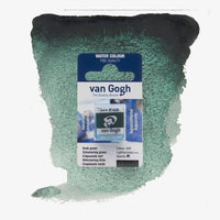 VanGogh_feste-Aquarellfarbe-im-halben-Naepfchen-auf-Farbkarte-Farbfamilie-Gruen-FArbe_Daemmeruns_-gruen_-630