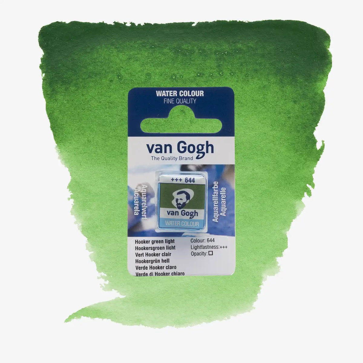 VanGogh_feste-Aquarellfarbe-im-halben-Naepfchen-auf-Farbkarte-Farbfamilie-Gruen-FArbe_Haken-_Gruen-_Licht-644