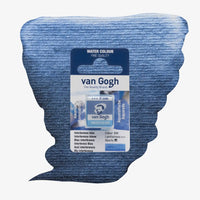 VanGogh_feste-Aquarellfarbe-im-halben-Naepfchen-auf-Farbkarte-Farbfamilie-Blau-FArbe_Interferen-_Blau-846