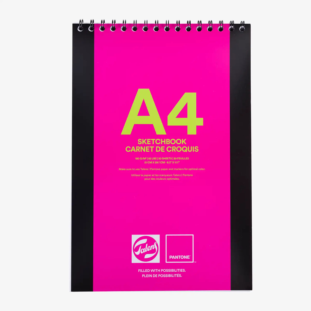 Talens-Pantone-Sketchbook-Format-A4_-30_Blatt-180grm-Produktansicht-cover-vorn