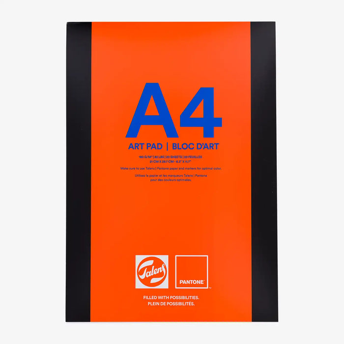 Talens-Pantone-Kuenstlerblock-Format-A4-20Blatt-180grm-Produktansicht-cover-vorn