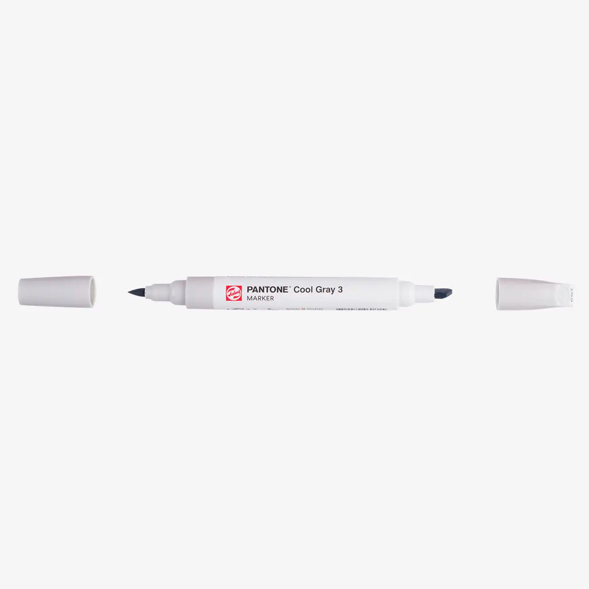Talens-Pantone-Marker-Cool-Gray-3-Stift-mit-Kappe-geoeffnet