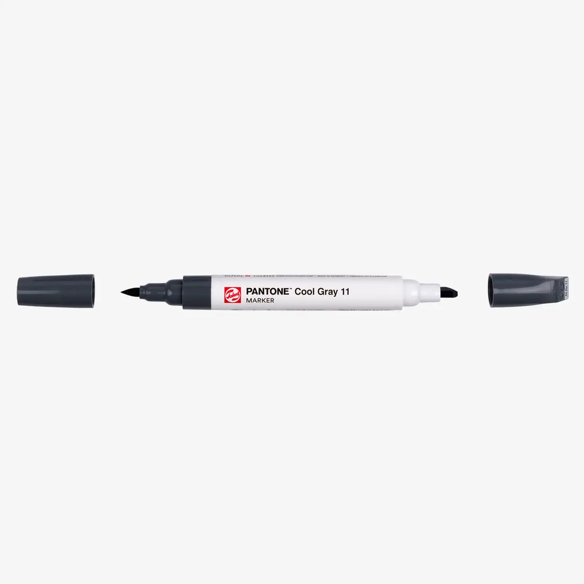 Talens-Pantone-Marker-Cool-Gray11-Stift-mit-Kappe-geoeffnet