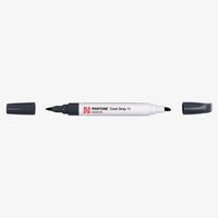 Talens-Pantone-Marker-Cool-Gray11-Stift-mit-Kappe-geoeffnet