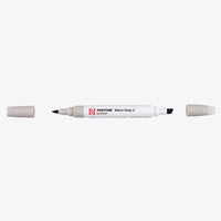 Talens-Pantone-Marker-Warm-Gray-2-Stift-mit-Kappe-geoeffnet