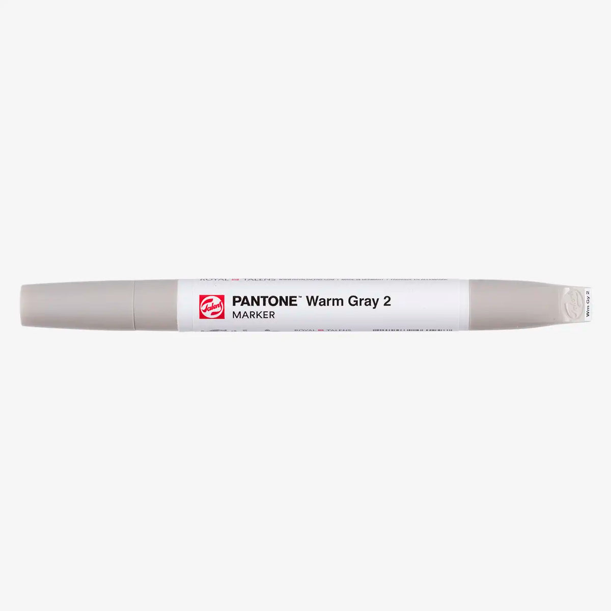 Talens-Pantone-Marker-Warm-Gray-2-Stift-mit-Kappe-geschlossen
