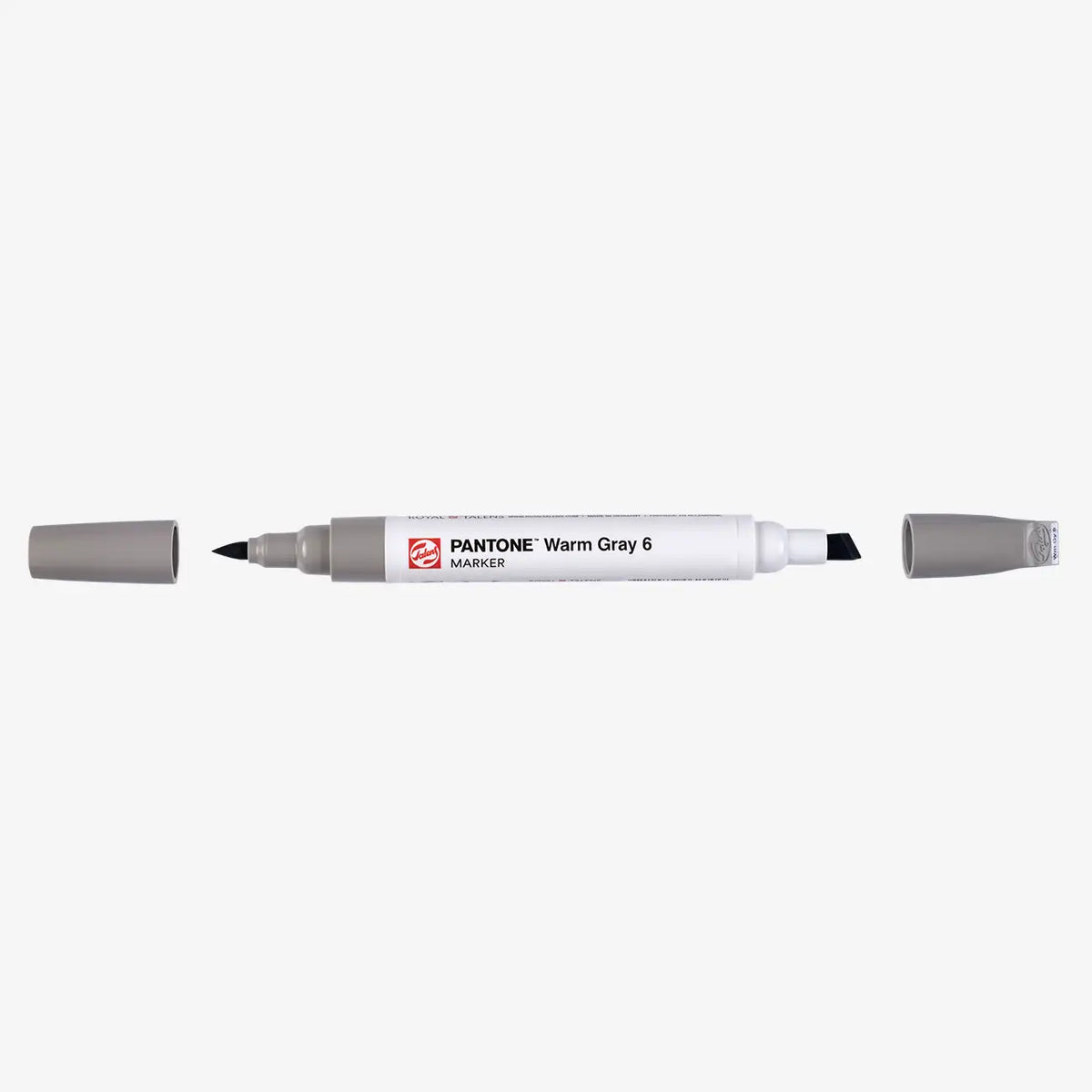 Talens-Pantone-Marker-Warm-Gray-6-Stift-mit-Kappe-geoeffnet