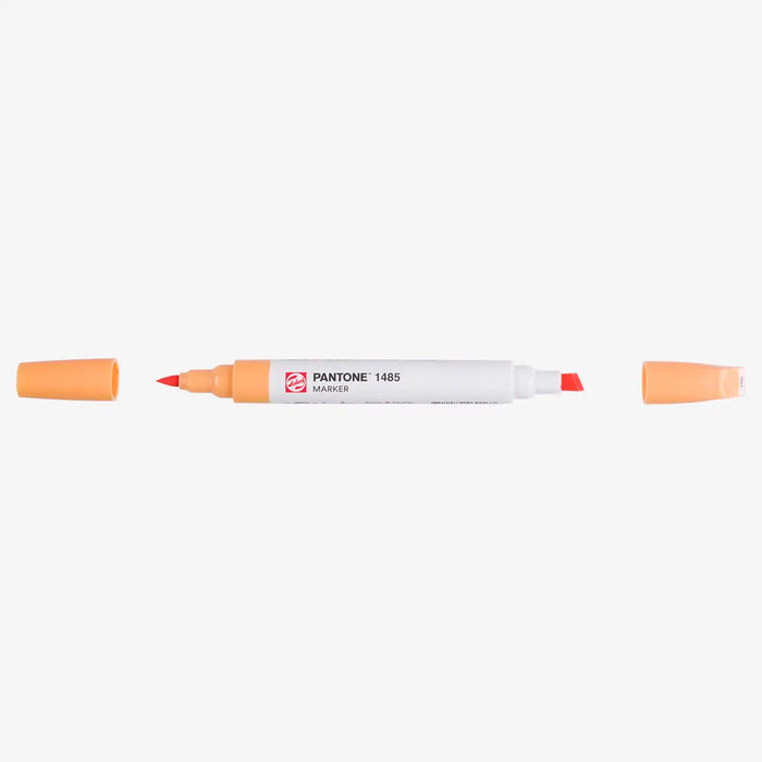 Talens-Pantone-Marker-1485-Stift-mit-Kappe-geoeffnet