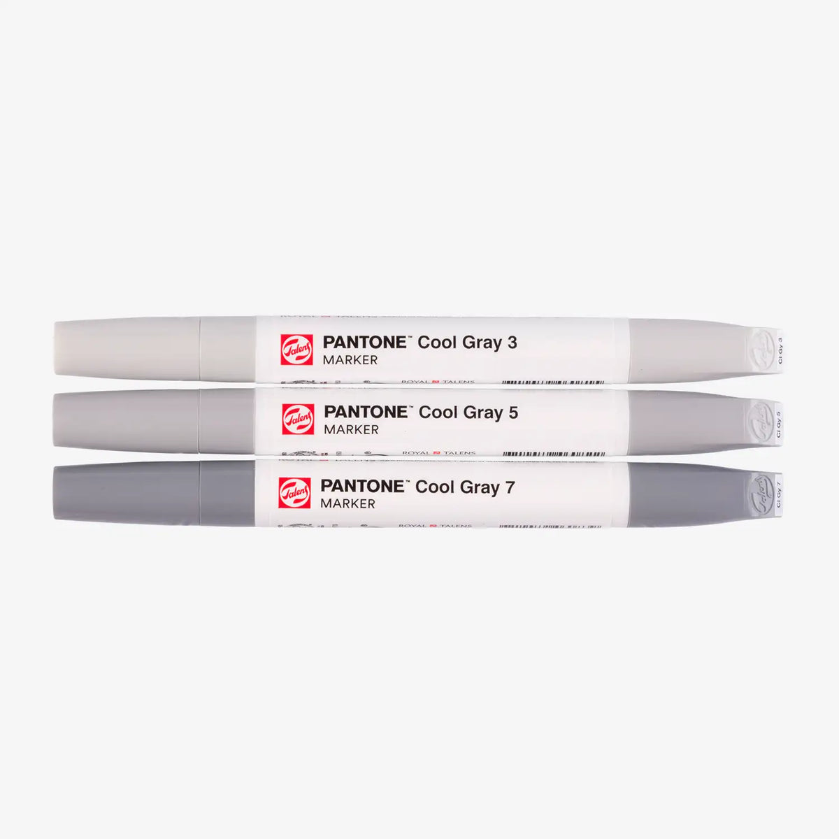 Pantone-Marker-3er-Set-cool-gray-Stifte-mit-Kappe-geschlossen