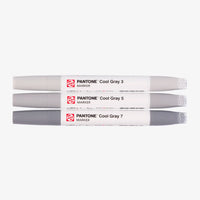 Pantone-Marker-3er-Set-cool-gray-Stifte-mit-Kappe-geschlossen