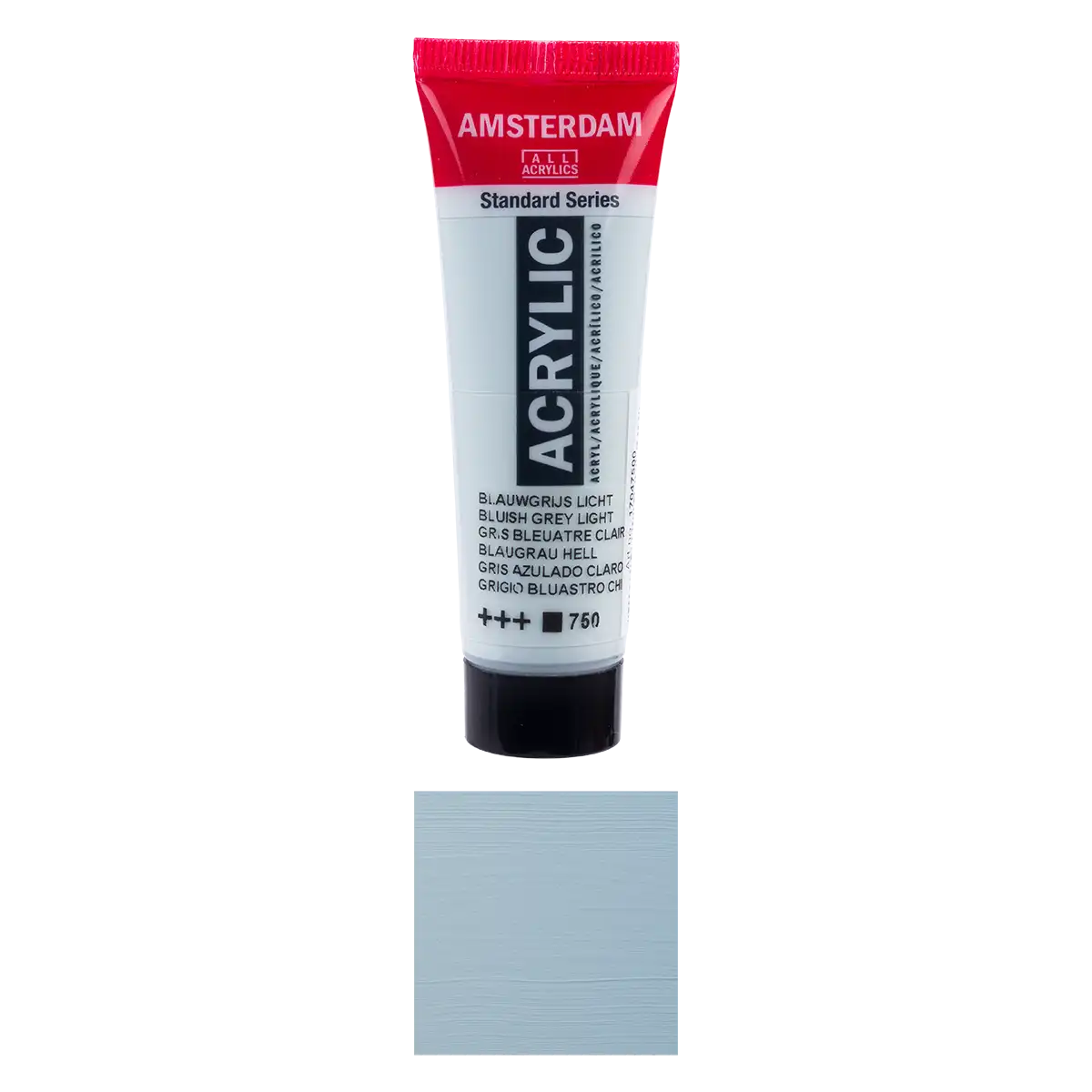 8712079533311-deckend-Amsterdam-_Standard-_Series-_Acrylic-_Colour_-Swatch-_Blaeulich-_Grau-_Licht-750-Produktansicht-und-Farbkarte