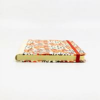 A5-dotted-small-Katazome-Shi-cover-Motiv-Kornblume-rot-liegend-vorn