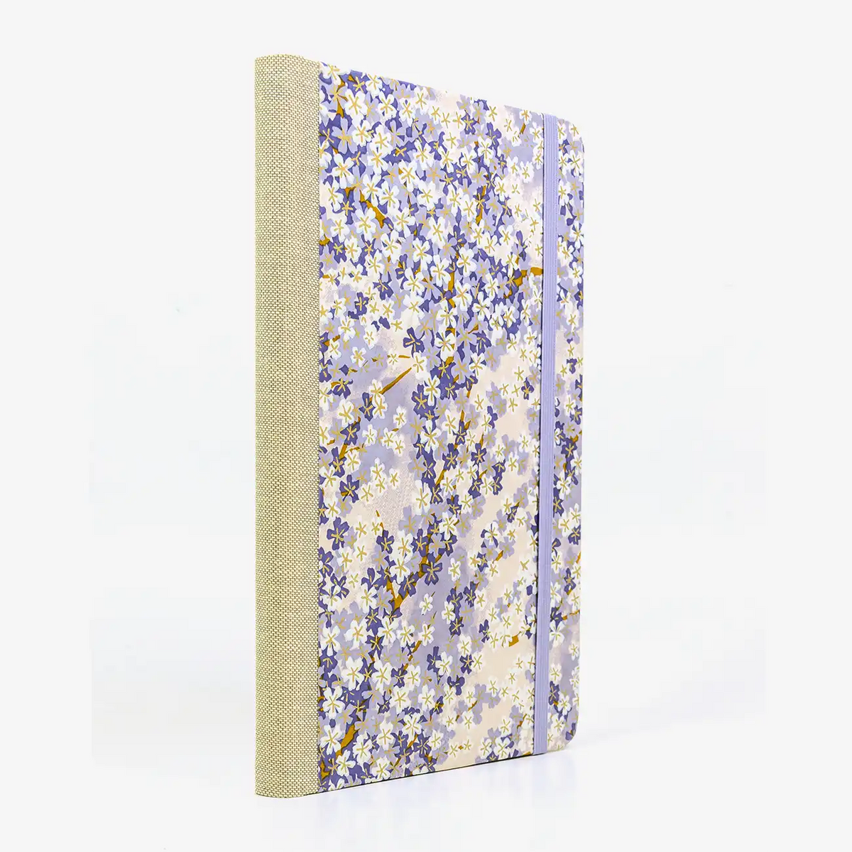 A5-dotted-small-chiyogami-cover-motiv-Bluetenmeer-flieder-seitlich-hinten