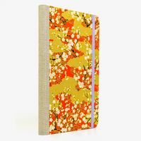 A5-dotted-small-chiyogami-cover-motiv-Sakura-auf-goldenen-Wolken-seitlich-hinten