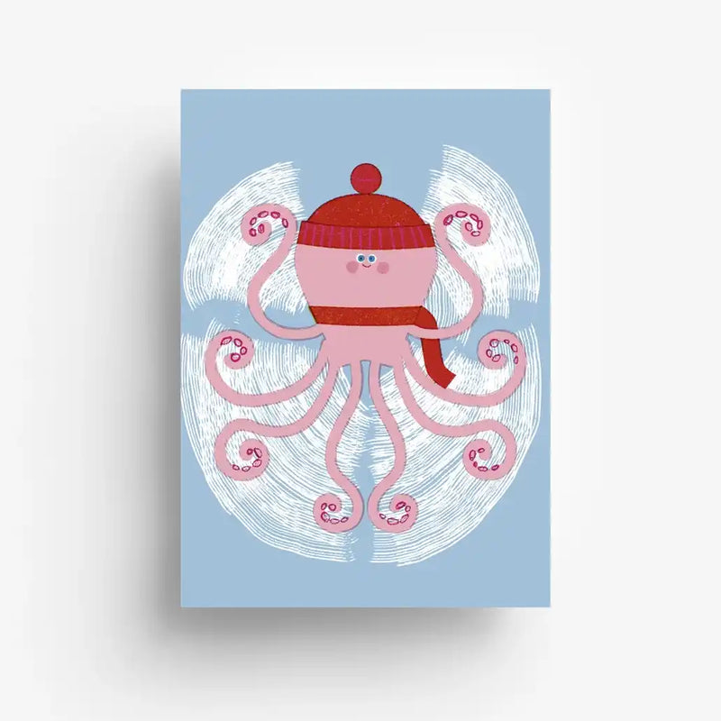 A6-Postkarte-Schneeoktobus-Cover-Produkt-vorn