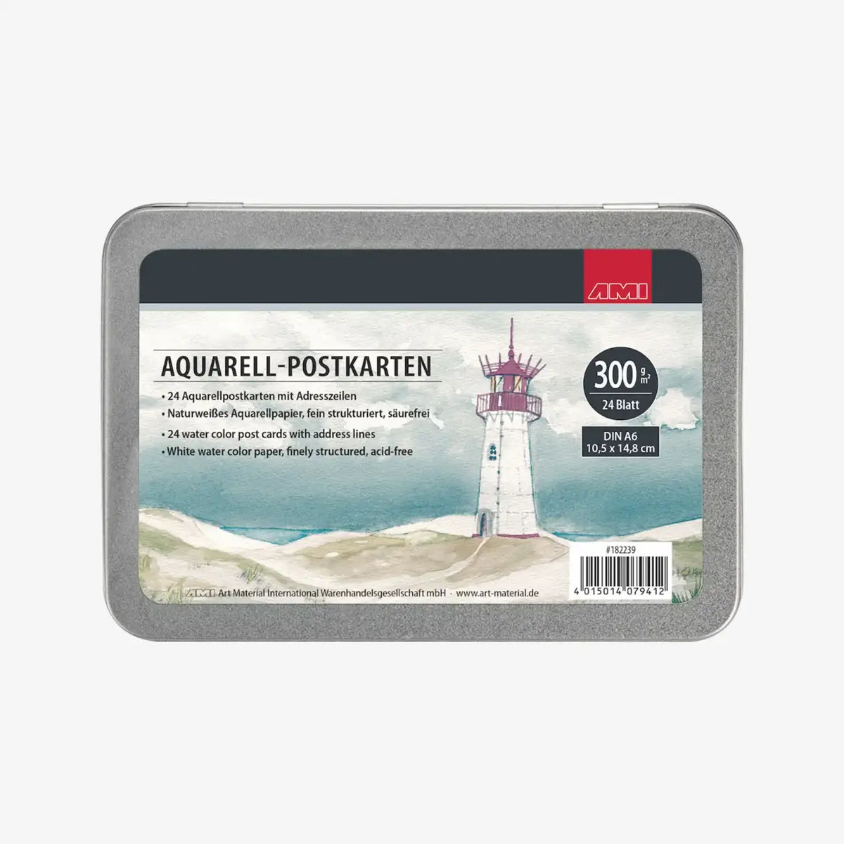 AMI-Aquarell-Postkarten-300_g-A6_-24_Stueck-in-Metaldose
