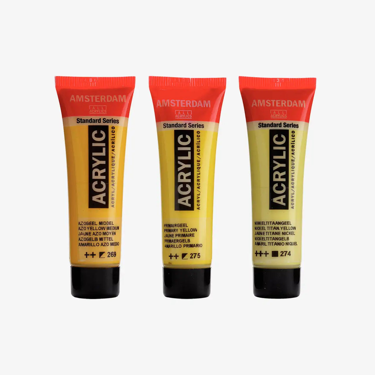 Amsterdam_-Standard-_Series_-Acrylfarbe-_Tube_-20_ml-Farbfamilie_-Gelb-Produktbild-Alle