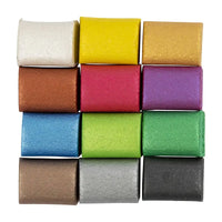 Aquarell-Metallic-FArbkaste-12-Farben-1Pinsel-1Schwam-im-Metallkasten--Ansicht-FArben