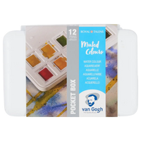 Van Gogh / Aquarellfarben / muted Colours  / Aquarellset mit 12 Farben