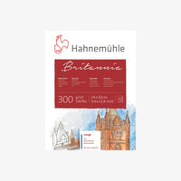 Britannia / Aquarellblock / 300g/m² / naturweiß / rau / grain torchon