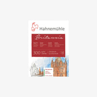 Britannia / Aquarellblock / 300g/m² / naturweiß / hot pressed / satiniert