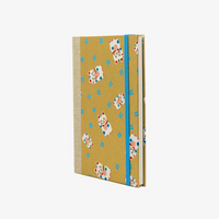 Aquarellskizzenbuch-17x12_2cm-32Seiten-100_Baumwolle-270g-mit-cover-Chiyogami-bezogen-Motiv-Winkekatze-gold-seitlich-vorn