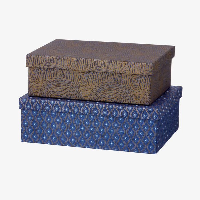 Aufbewahrungsbox-zen-Farbe-blau-mehrfarbig-12-Faecher-fuerWeihnachtsdeko-Produktansicht-Schachtel-oben-geschlossen