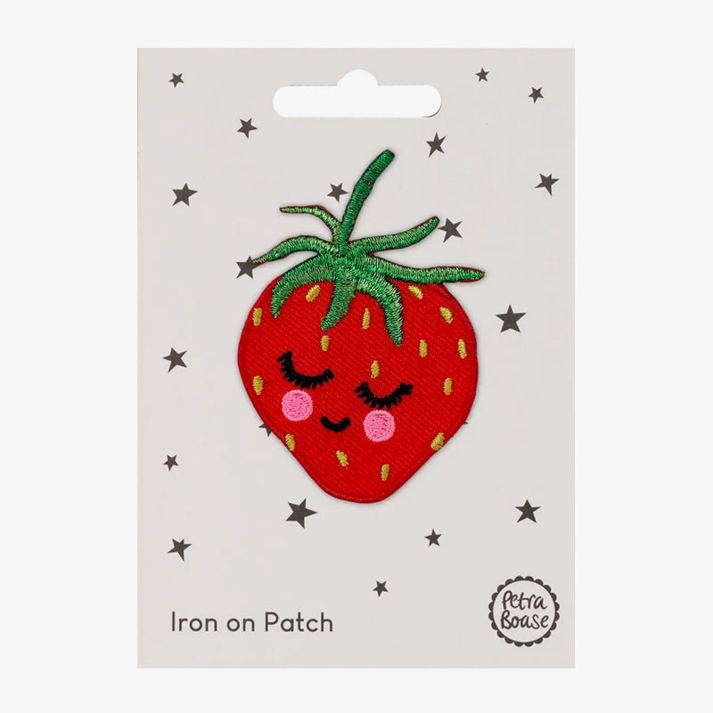 Aufbügel Patch / Erdbeere