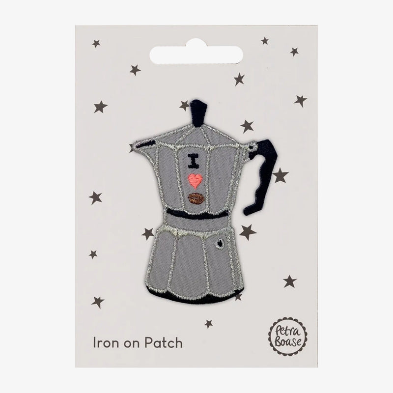 Aufbügel Patch / Kaffeekanne