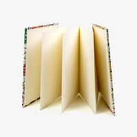 Blaupause-Leporello-17x12_3cm-mit-Katazome-Shi-bezogen-Motiv-Stadt-bunt-Innen-Fotokarton-creme-300grm-cover-aufgefaechert-seitlich-von-vorn2