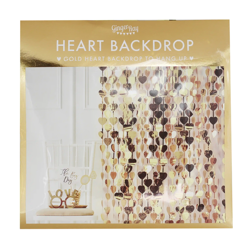 Backdrop / Gold Heart