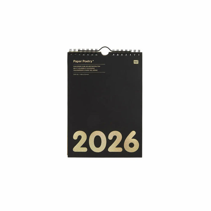 Bastelkalender-2026-A5-Schwarz-front-Cover-bastelkalender-2026