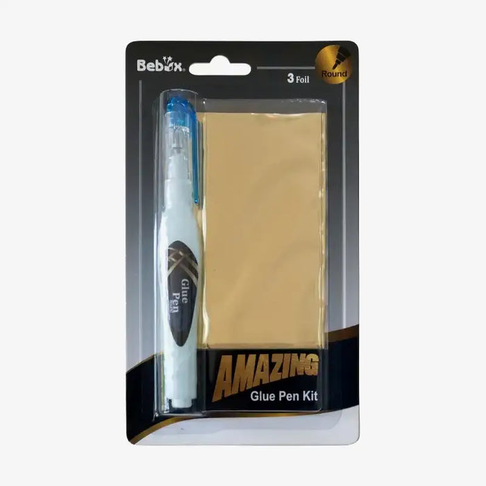 Bebox-Glue-Pen-Set-4tlg-Runder-Spezial-Klebestift-fuer-Dekorationsfolien-3-Goldfolien