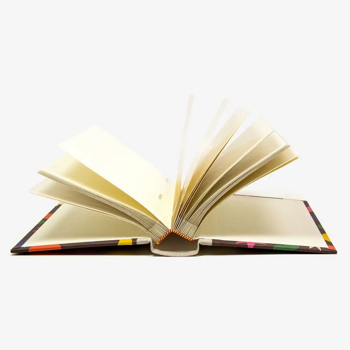 Blaupause-Fotoalbum-Format-15x10cm-30-Folien-bezogen-mit-Offset-PApier-Motiv-Mond-Herz-Sterne-innenansicht