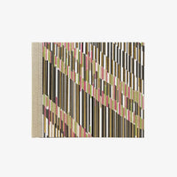 Blaupause-Fotoalbum-Format-20x23cm-60Seiten-cremefarbenem-Fotokarton-bezogen-mit-Lokta-PApier-Motiv-versetzte-Strichen-grau-von-vorn